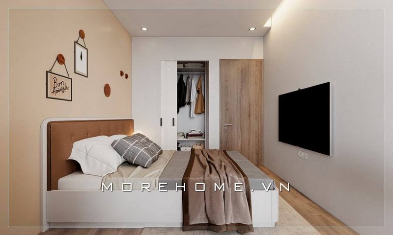 Giới thiệu mẫu cửa gỗ phòng ngủ chung cư nhỏ phong cách hiện đại, đơn giản