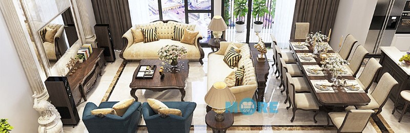 Những mẫu thiết kế phòng khách nổi bất, cuốn hút